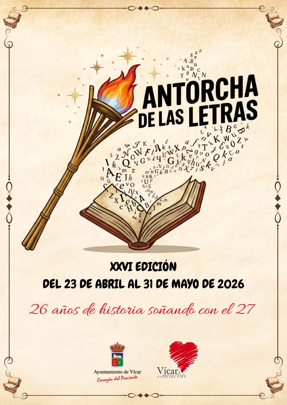 ANTORCHA DE LAS LETRAS 2026