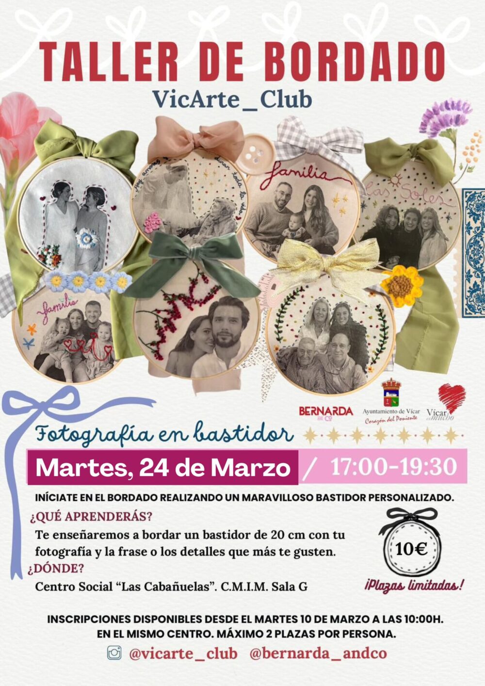 CArtel Taller Bordado_Martes, 24 de Marzo