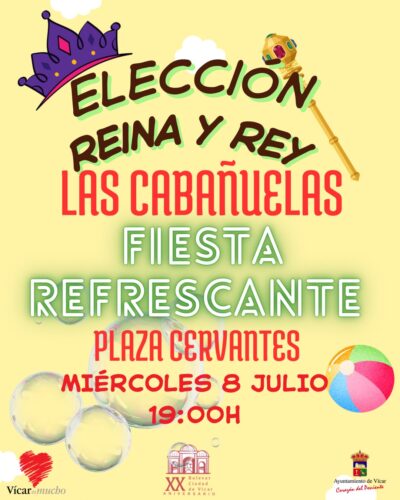 Elección de la Reina y el Rey de las Fiestas de Las Cabañuelas 2026