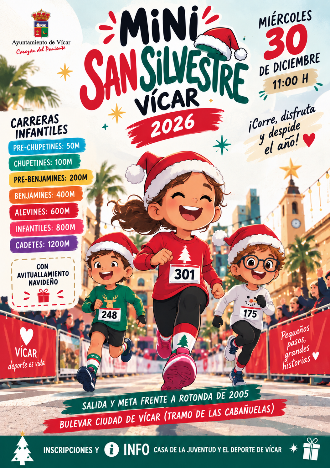 Mini San Silvestre Vícar_ Carrera Navideña
